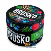 Бестабачная смесь Brusko Strong Ягодная Хвоя 50г Бестабачная смесь Brusko Strong Ягодная Хвоя 50г