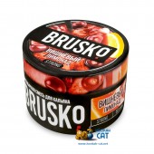 Бестабачная смесь Brusko Strong Вишневый Лимонад 50г Бестабачная смесь Brusko Strong Вишневый Лимонад 50г
