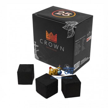 Уголь для кальяна Crown (Краун) 18 шт. (25мм, 250г) Уголь для кальяна Crown (Краун) 18 шт. (25мм, 250г)