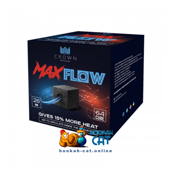 Уголь для кальяна Crown MaxFlow (Краун Максфлоу) 64 шт. (26мм, 1кг) Уголь для кальяна Crown MaxFlow (Краун Максфлоу) 64 шт. (26мм, 1кг)