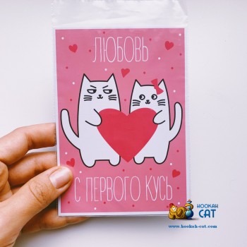 Открытка КОТКА - Любовь С Первого Кусь - купить в Москве с доставкой по России Открытка КОТКА - Любовь С Первого Кусь - купить в Москве с доставкой по России