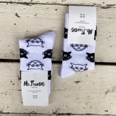 Носки женские Коты белые 35-38 Носки женские Коты белые 35-38