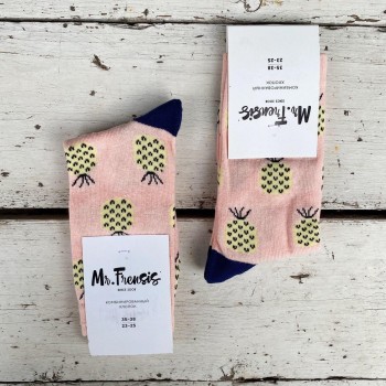 Носки женские Ананасы - купить в Москве с доставкой по России Носки женские Ананасы - купить в Москве с доставкой по России