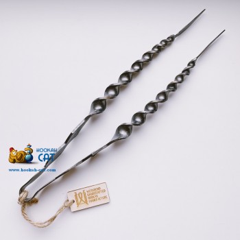 Щипцы для кальяна кованные Werkbund RUBBER (Веркбунд Рубер) большие