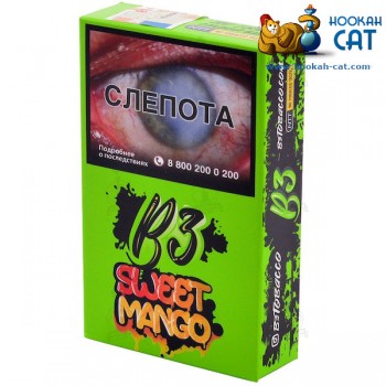 Табак для кальяна B3 Sweet Mango (Б3 Сладкий Манго) Акцизный 50г